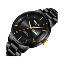 Relógio De Quartzo Masculino Elegante E À Prova d'Água NIBOSI, Relógio Esportivo De Luxo Em Aço