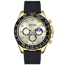Relógio de Quartzo Masculino Simples e Elegante Multifuncional à Prova d'Água -