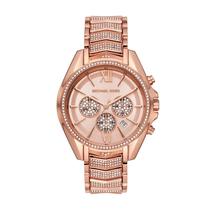 Relógio de quartzo Whitney feminino Michael Kors com S inoxidável