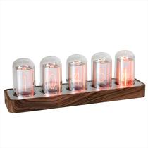 Relógio de tubo Nixie ClocTeck com sincronização Wi-Fi, alarme e temporizador Relógio de tubo Nixie ClocTeck com sincronização Wi-Fi, alarme e temporizador