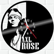 Relógio De Vinil Disco Lp Parede Axl Rose Gun's N Roses Rock