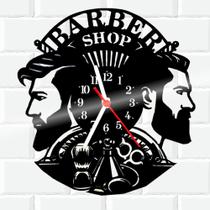 Relógio De Vinil Disco Lp Parede Barber Shop Barbearia