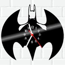Relógio De Vinil Disco Lp Parede Batman Dc Heroi