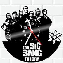 Relógio De Vinil Disco Lp Parede Big-Bang-Theory