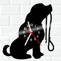 Relógio De Vinil Disco Lp Parede Cachorro Cão 3