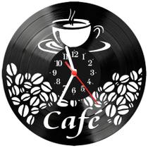 Relógio De Vinil Disco Lp Parede Cafe