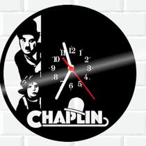 Relógio De Vinil Disco Lp Parede Charles Chaplin Cinema 2