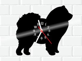 Relógio De Vinil Disco Lp Parede Chow-Chow Cachorro