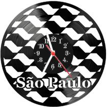 Relógio De Vinil Disco Lp Parede Cidade-SP
