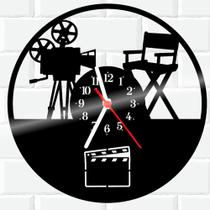 Relógio De Vinil Disco Lp Parede Cinema Filme Hollywood