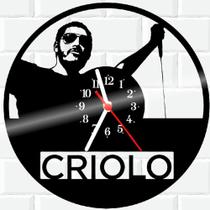 Relógio De Vinil Disco Lp Parede Criolo Musica Rap 2 - 3D Fantasy