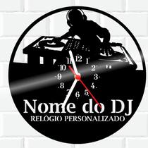 Relógio De Vinil Disco Lp Parede DJ