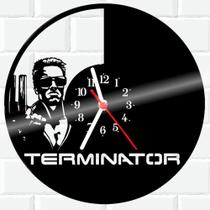 Relógio De Vinil Disco Lp Parede Exterminador Schwarzenegger