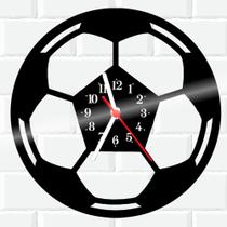 Relógio De Vinil Disco Lp Parede Futebol Bola