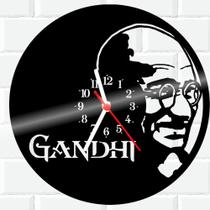 Relógio De Vinil Disco Lp Parede Gandhi