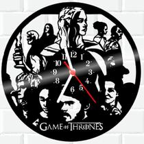Relógio De Vinil Disco Lp Parede Got Game Of Thrones 2