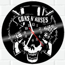 Relógio De Vinil Disco Lp Parede Guns-N Roses Rock Musica 2 - 3D Fantasy