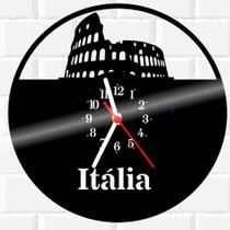 Relógio De Vinil Disco Lp Parede Italia Roma Turismo 2