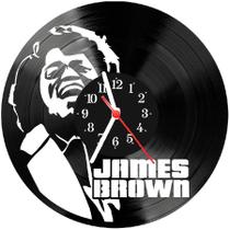Relógio De Vinil Disco Lp Parede James-Brown - 3D Fantasy