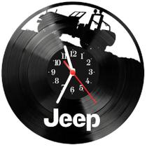 Relógio De Vinil Disco Lp Parede Jeep - 3D Fantasy