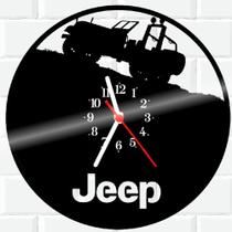 Relógio De Vinil Disco Lp Parede Jeep Carro 4