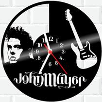 Relógio De Vinil Disco Lp Parede John Mayer Cantor Musica29 - RB Criações