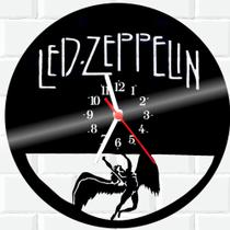 Relógio De Vinil Disco Lp Parede Led Zeppelin - RB Criações