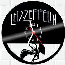 Relógio De Vinil Disco Lp Parede Led-Zeppelin Rock 1 - 3D Fantasy