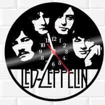 Relógio De Vinil Disco Lp Parede Led Zeppelin Rock