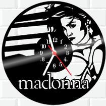 Relógio De Vinil Disco Lp Parede Madonna Cantora - RB Criações