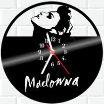 Relógio De Vinil Disco Lp Parede Madonna Cantora - RB Criações