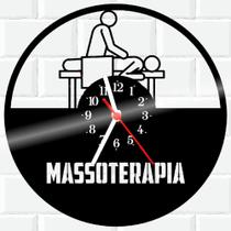 Relógio De Vinil Disco Lp Parede Massoterapia Massoterapeuta - 3D Fantasy