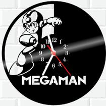 Relógio De Vinil Disco Lp Parede Mega Man