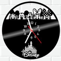 Relógio De Vinil Disco Lp Parede Mickey Minnie Disney 4