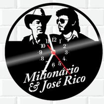 Relógio De Vinil Disco Lp Parede Milionario e José Rico