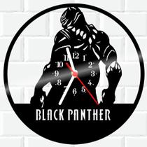 Relógio De Vinil Disco Lp Parede Pantera-Negra Super Heroi 2