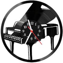 Relógio De Vinil Disco Lp Parede Piano