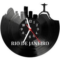 Relógio De Vinil Disco Lp Parede Rio-De-Janeiro - 3D Fantasy