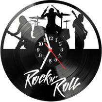 Relógio De Vinil Disco Lp Parede Rock
