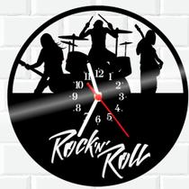 Relógio De Vinil Disco Lp Parede Rock