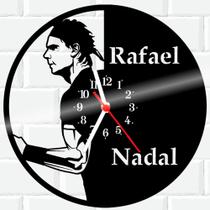 Relógio De Vinil Disco Lp Parede Roger Federer Tenis