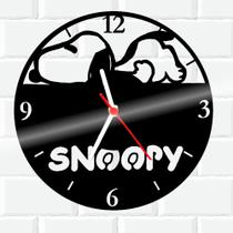 Relógio De Vinil Disco Lp Parede Snoopy Charlie Brown