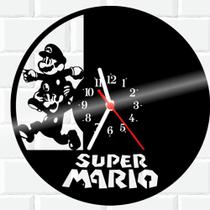 Relógio De Vinil Disco Lp Parede Super Mario Bros Nintendo 2 - 3D Fantasy