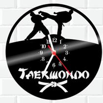 Relógio De Vinil Disco Lp Parede Taekwondo Luta