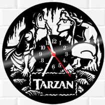 Relógio De Vinil Disco Lp Parede Tarzan Disney Macaco