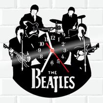 Relógio De Vinil Disco Lp Parede The Beatles Rock - RB CRIAÇÕES