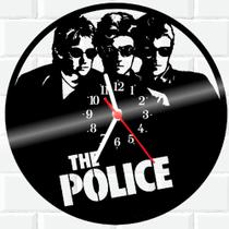 Relógio De Vinil Disco Lp Parede The-Police Rock Banda
