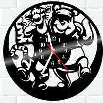 Relógio De Vinil Disco Lp Parede Ursinho Pooh Disney