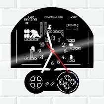 Relógio De Vinil Disco Lp Parede Video Game Jogo
