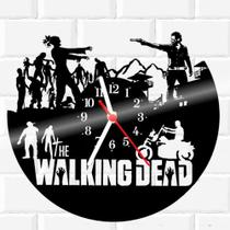 Relógio De Vinil Disco Lp Parede Walking-Dead Zumbi Serie 1